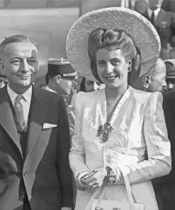 Eva Perón Former First Lady Of Argentina Diamond Paintings