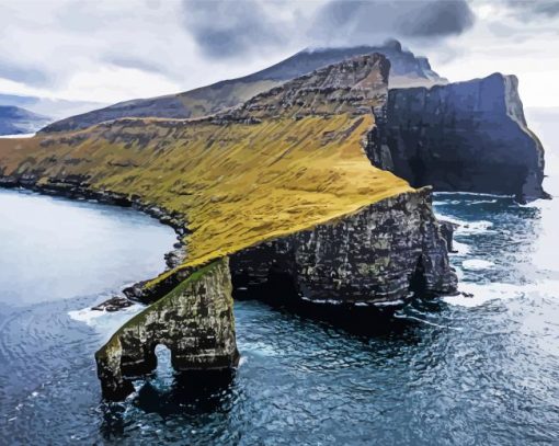 Faroe Island Landscape Diamond Paintings
