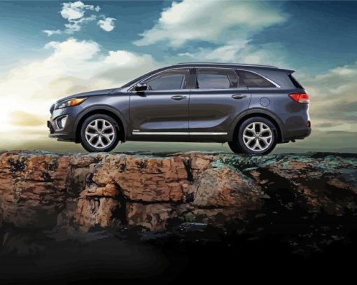 Kia Sorento Car Diamond Paintings