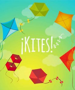 Kites Art Diamond Paintings
