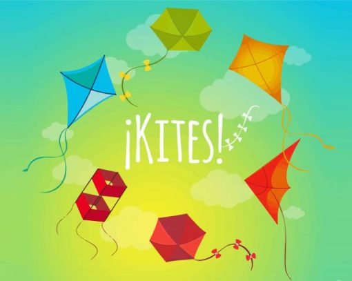 Kites Art Diamond Paintings