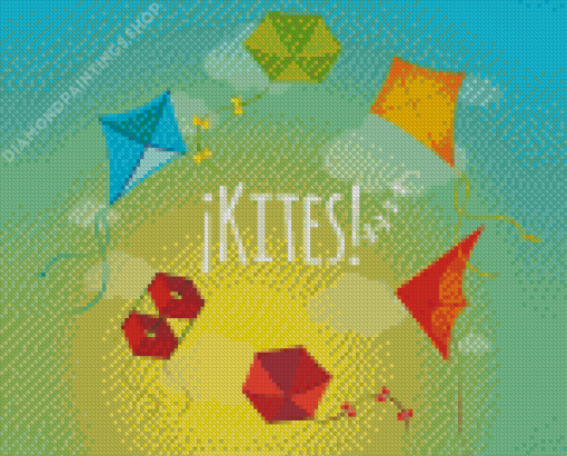 Kites Art Diamond Paintings