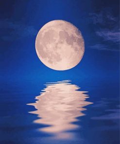 Moon Over Ocean Diamond Paintings