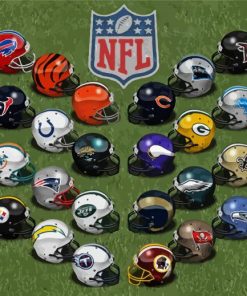 NFL Helmets And Logo Diamond Paintings