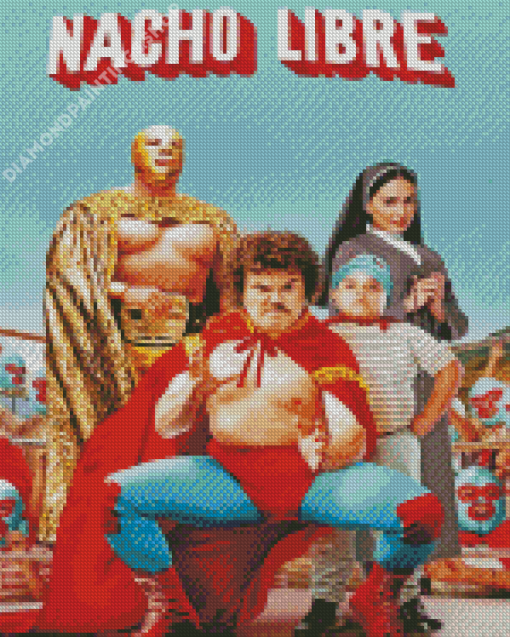 Nacho Libre Film Poster Diamond Paintings