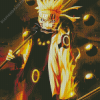 Naruto Nine-Tails Sage Mode Anime Diamond Paintings
