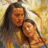 Native American Couple Art Diamond Paintings
