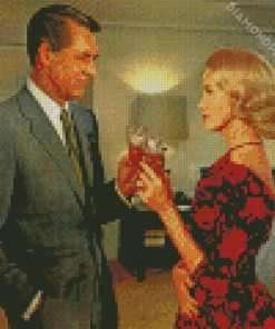 North by Northwest Cary Grant And Eva Marie Diamond Paintings