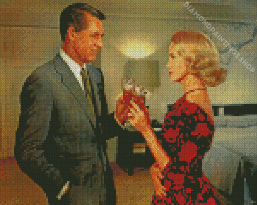 North by Northwest Cary Grant And Eva Marie Diamond Paintings