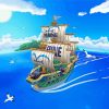 One Piece Ship Marine Diamond Paintings
