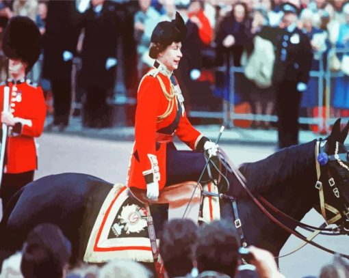 Queen Riding Burmese Diamond Paintings