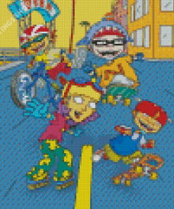 Rocket Power Animation Diamond Paintings