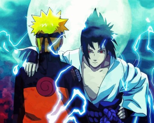 Sasuke Evil Vs Naruto Diamond Paintings