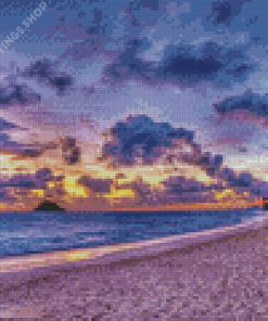 Hawaii Seascape Dawn Diamond Paintings