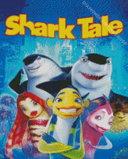 Shark Tale Poster Diamond Paintings