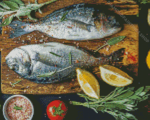 The Bream Fish Diamond Paintings