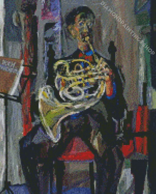The Horn Player Diamond Paintings