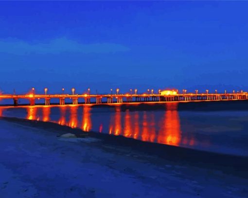 The Pier At Gulf Shores Diamond Paintings