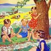 The Vintage Children Diamond Paintings