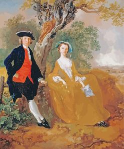 Victorian Couple In Countryside Diamond Paintings