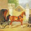 Victorian Horse And Carriage Diamond Paintings
