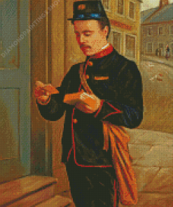 Victorian Postman Diamond Paintings