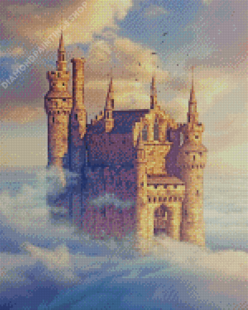 Aesthetic Mythical Castle Diamond Paintings