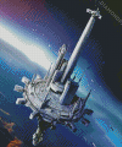 Aesthetic Star Wars Ship Falcon In Space Diamond Paintings