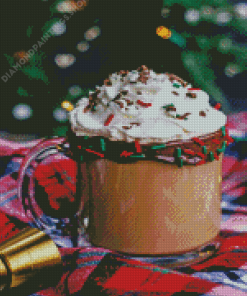 Christmas Coffee Drink Diamond Paintings