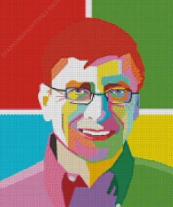 Cool Bill Gates Pop Art Diamond Paintings