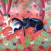 Cat Garden In Art Diamond Paintings