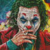 Joker Smoking Boy Diamond Paintings