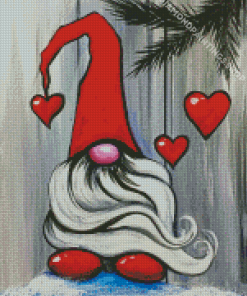 Lovely Valentine Gnomes Diamond Paintings