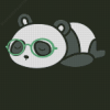 Sleepy Panda With Glasses Diamond Paintings