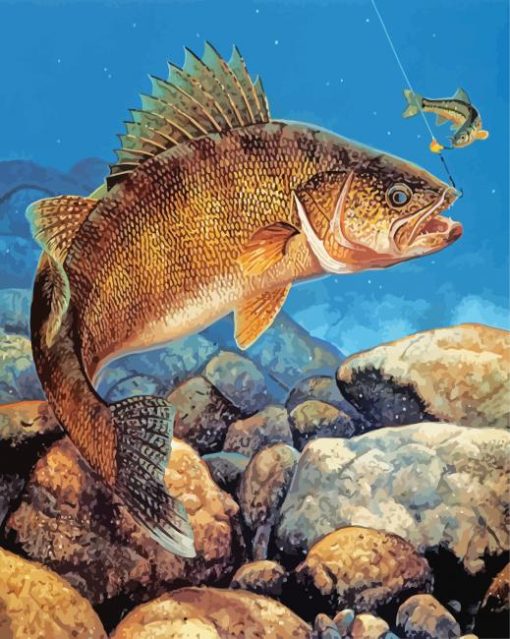 The Walleye Fishing Diamond Paintings