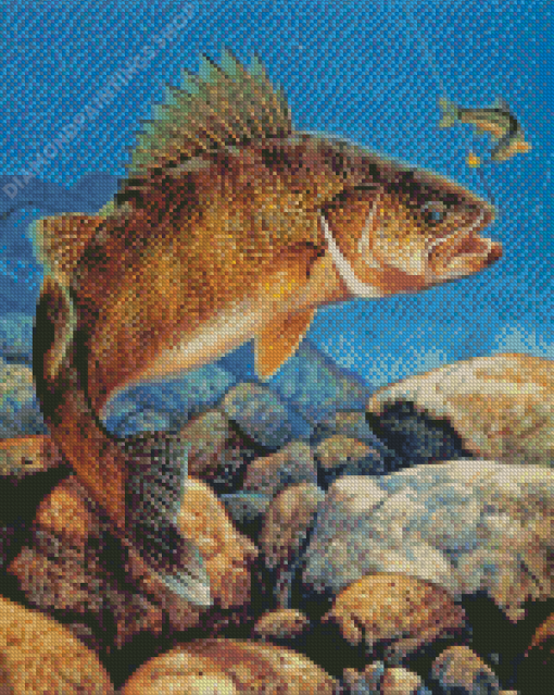 The Walleye Fishing Diamond Paintings