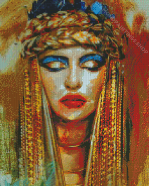 Abstract African Egyptian Woman Diamond Paintings