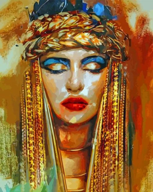 Abstract African Egyptian Woman Diamond Painting