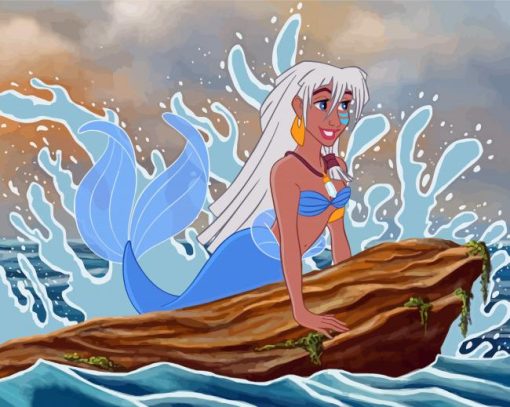 Disney Kida Mermaid 5D Diamond Painting