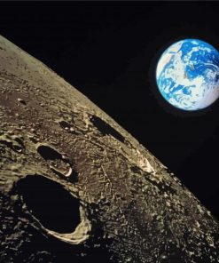 Earth And Moon Diamond Painting