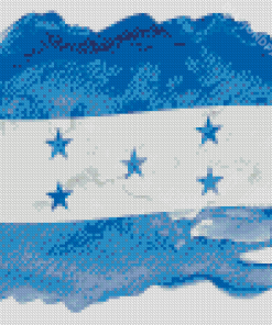 Honduras Flag Art 5D Diamond Paintings