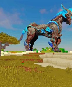 Horse Minecraft 5D Diamond Painting