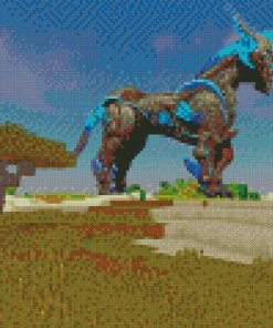 Horse Minecraft 5D Diamond Paintings