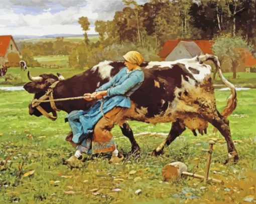 In The Pasture Julien Dupré Diamond Painting