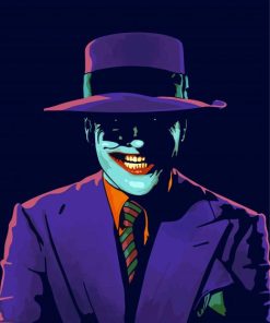 Jack Nicholson Joker Illustration Diamond Painting