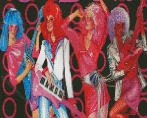 Jem And The Holograms Musical Serie Diamond Paintings