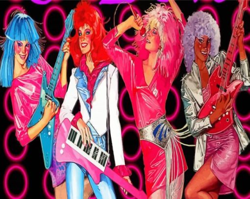 Jem And The Holograms Musical Serie Diamond Painting
