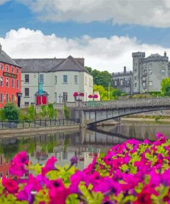 Kilkenny Castle And Buildings View Diamond Painting