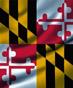 Maryland Flag Diamond Painting