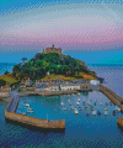 St Michael's Mount Harbour View Diamond Paintings